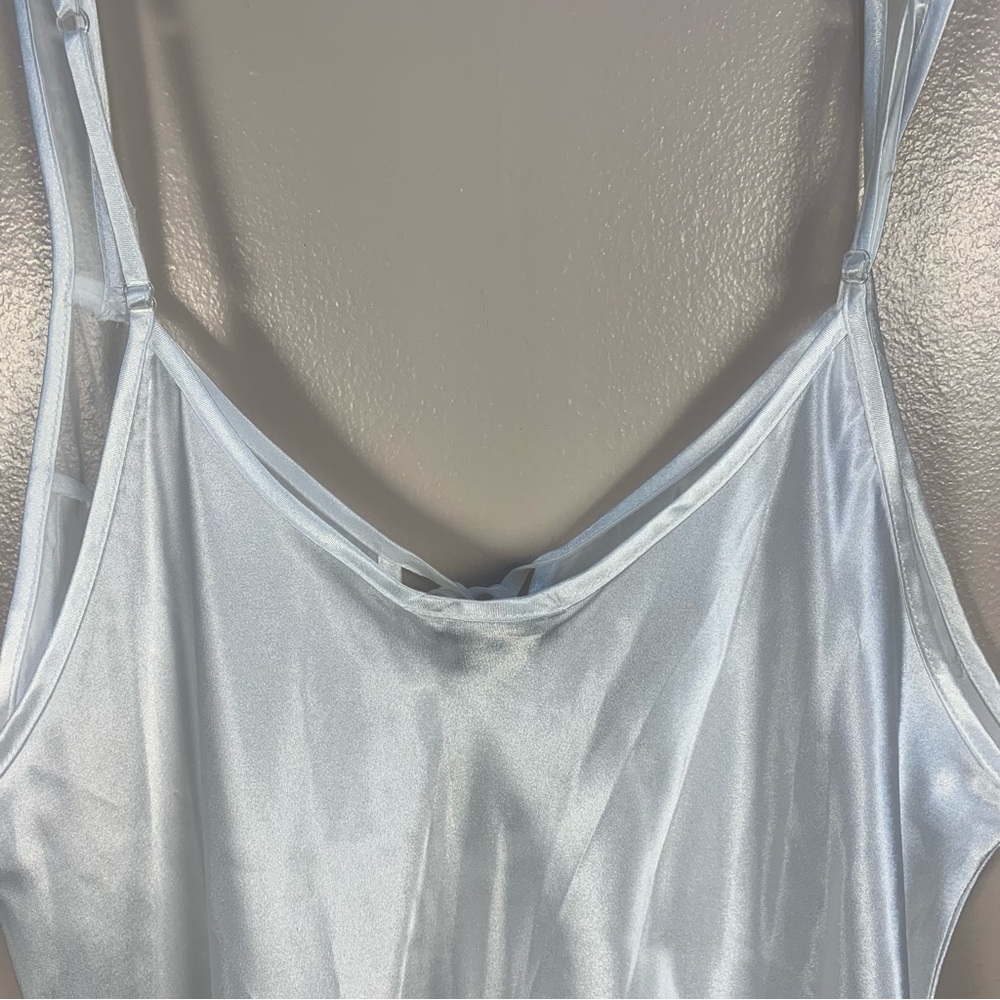 VTG Jones New York Satin Full Length Slip Dress Chemise - Picture 3 of 12